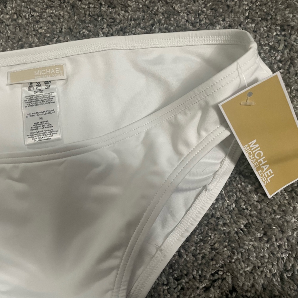 Michael Kors white bikini bottoms
